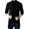 Men Cardigan Sweater Pure Color Anti-shrink Autumn Men Winter Knitting Sweater Coat for Work