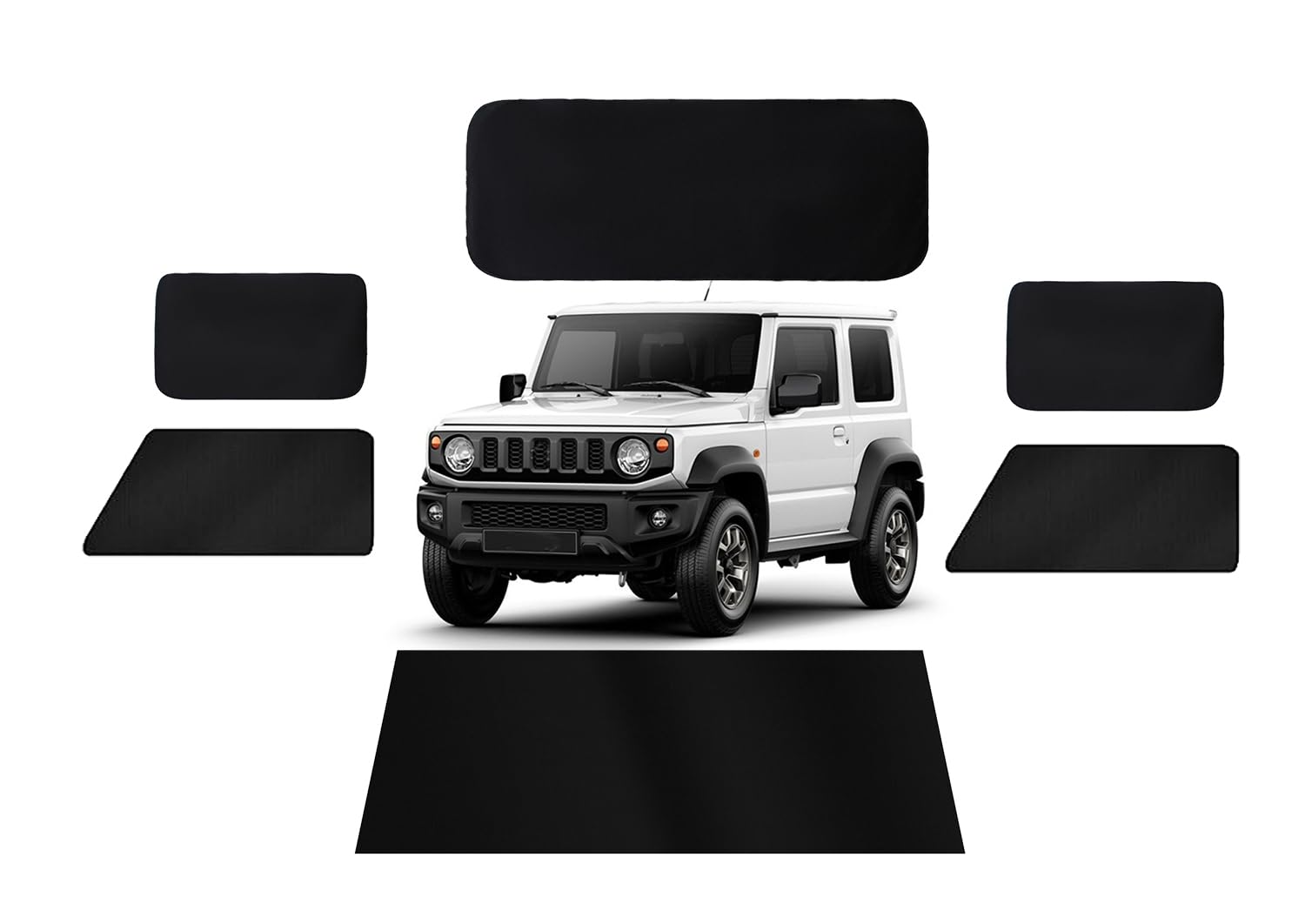 

Car Curtains with Strong Magnetic Blackout Curtains for Suzuki Jimny and Jimny Sierra Full Set of Full Blackout Curtains with Strong Magnetic Easy чёрный