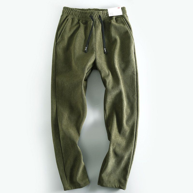 Cut Label Corduroy OEM Goods Tail Goods Special Offer Casual Trousers