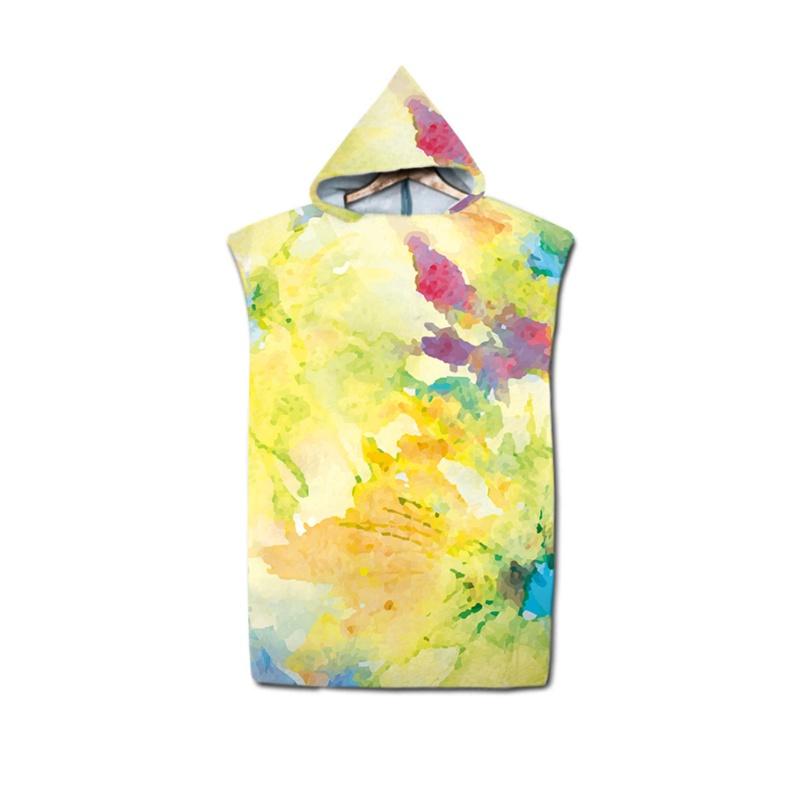 Quick Dry Hooded Bathrobe Towel For Beach And Outdoor Activities