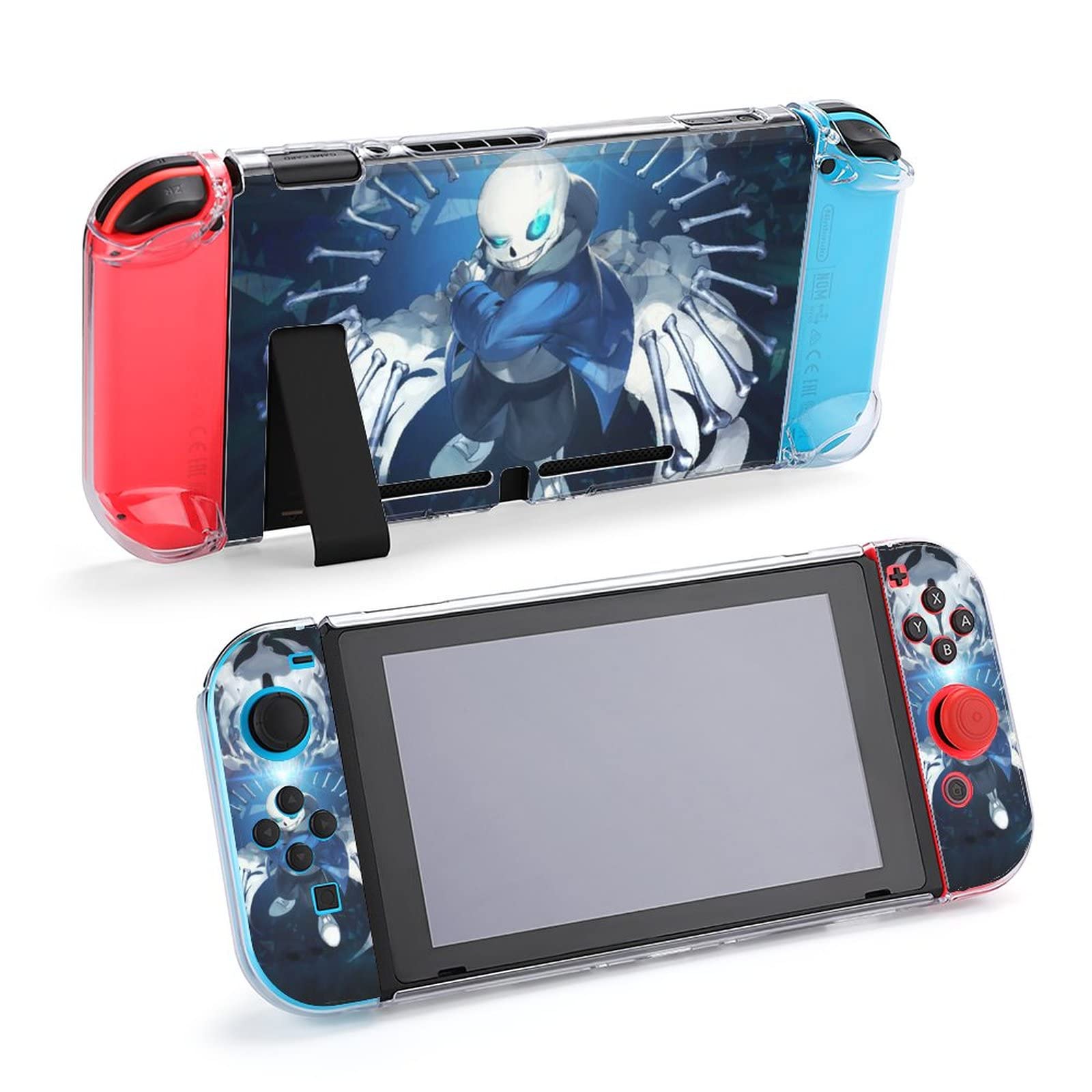 

Undertale Switch Захисний Жорсткий Чохол для Контролера з Повним Рокером, Легкий в Установці та Знятті Чохол, Брудостійкий, Роздільний, Тонкий, Амортизуючий,