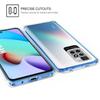 Husă dublă transparentă de 360 ​​de grade pentru Xiaomi Redmi Note 11 10 10S 9S 9 8T 8 Pro 11T 9T 9A Mi 11 Pro Ultra Poco M3 X3 NFC din silicon Husă față spate completă