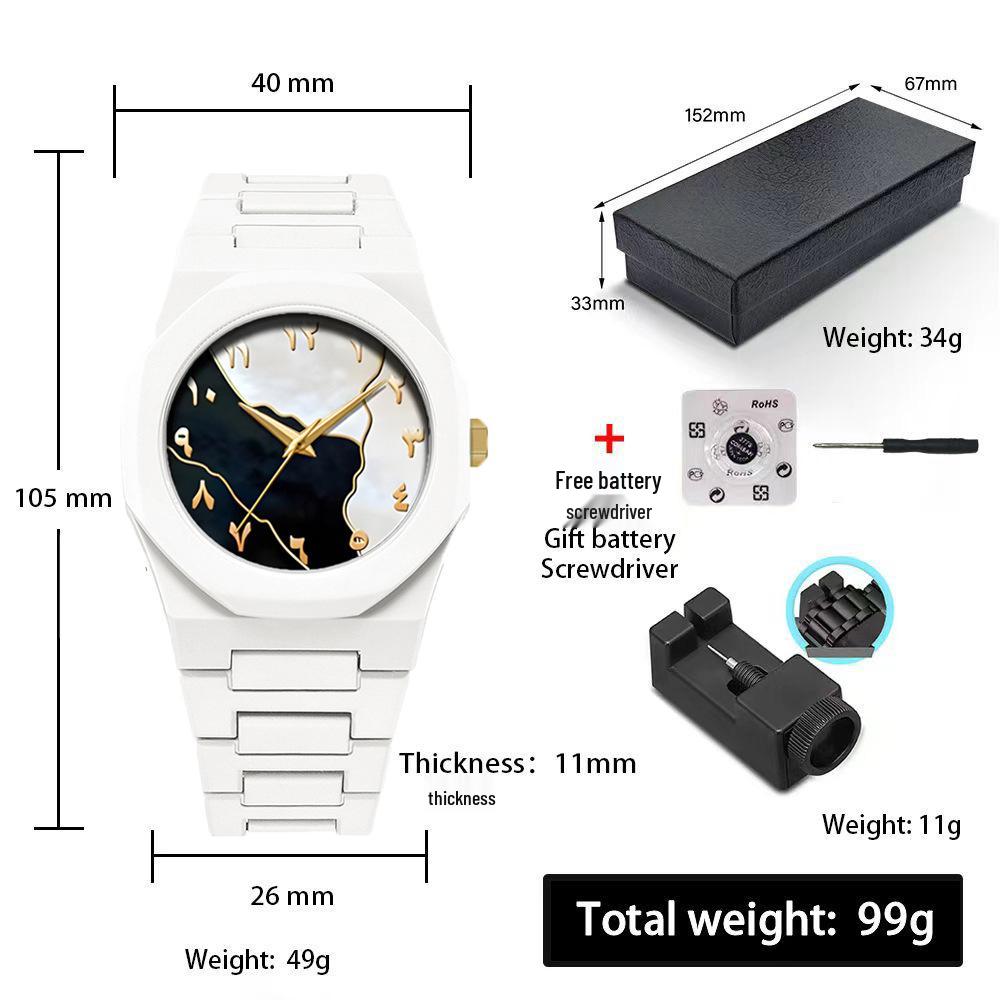 2024 Špičkové vodotěsné pánské a dámské quartzové hodinky pro jihovýchodní Asii a Blízký východ