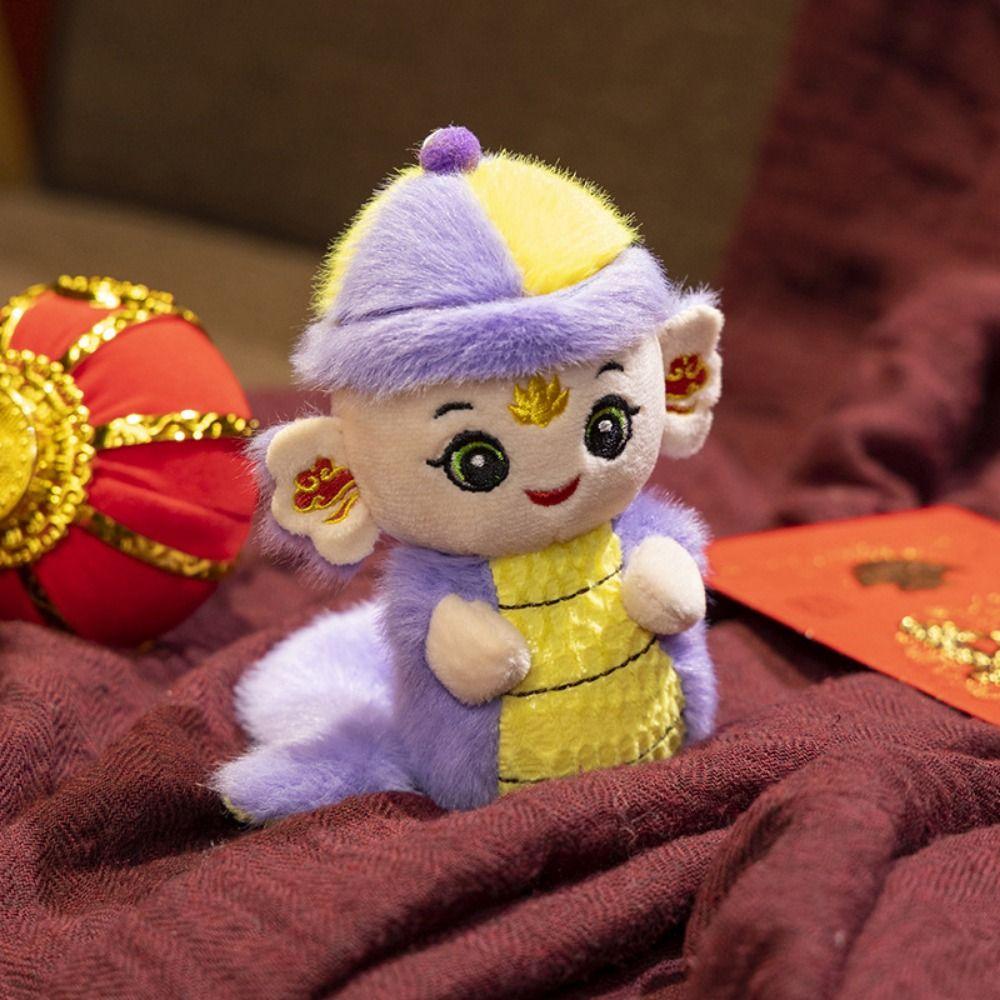 Good Luck Snake Year Mascot Toy Wealth Lucky Snake Doll Plushies Snake Year Plush Toy  Home Decor