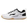 LiNing Feather Shock Absorbers Slip Resistant Abrasion Resistant Breathable Low Top Badminton Shoes Unisex White Black AYTS034-5