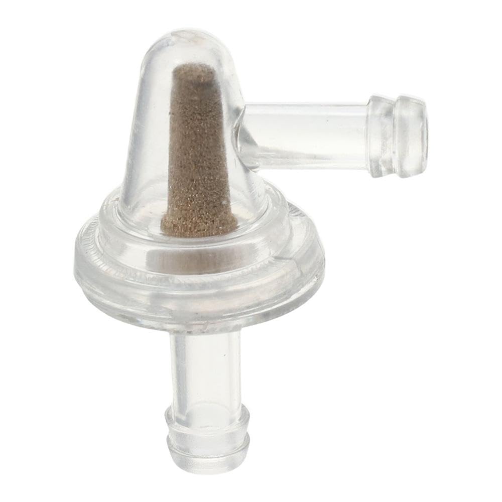 Qicarkey 2pcs Inline Fuel Filter, 90 Degree Clear Fuel Filter Replacement Car Accessories Parts
