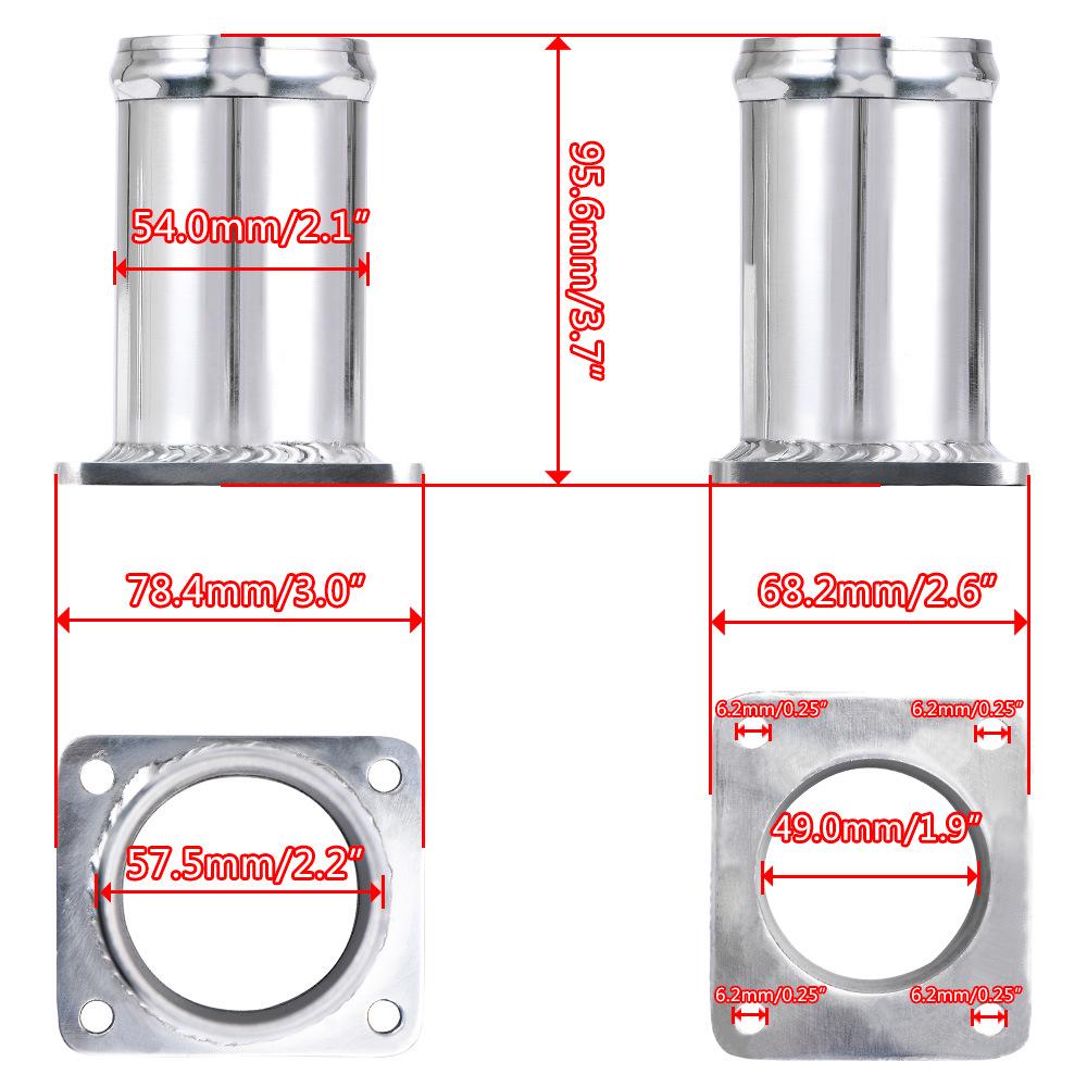 E46 BMW 318d/320d/330d Exhaust Gas Recirculation Delete Pipe for Car Modification