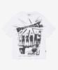 PHYSICAL DEPARTMENT Cartoon Basketball Short Sleeve T-Shirt White