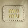 Ausgezeichneter MIUMIU Taschenanhänger beige Lammleder Damen 5TL527 Gebraucht