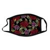 Adult Mouth Flowers Printed  for  Face Mask Washable Earloop Mask