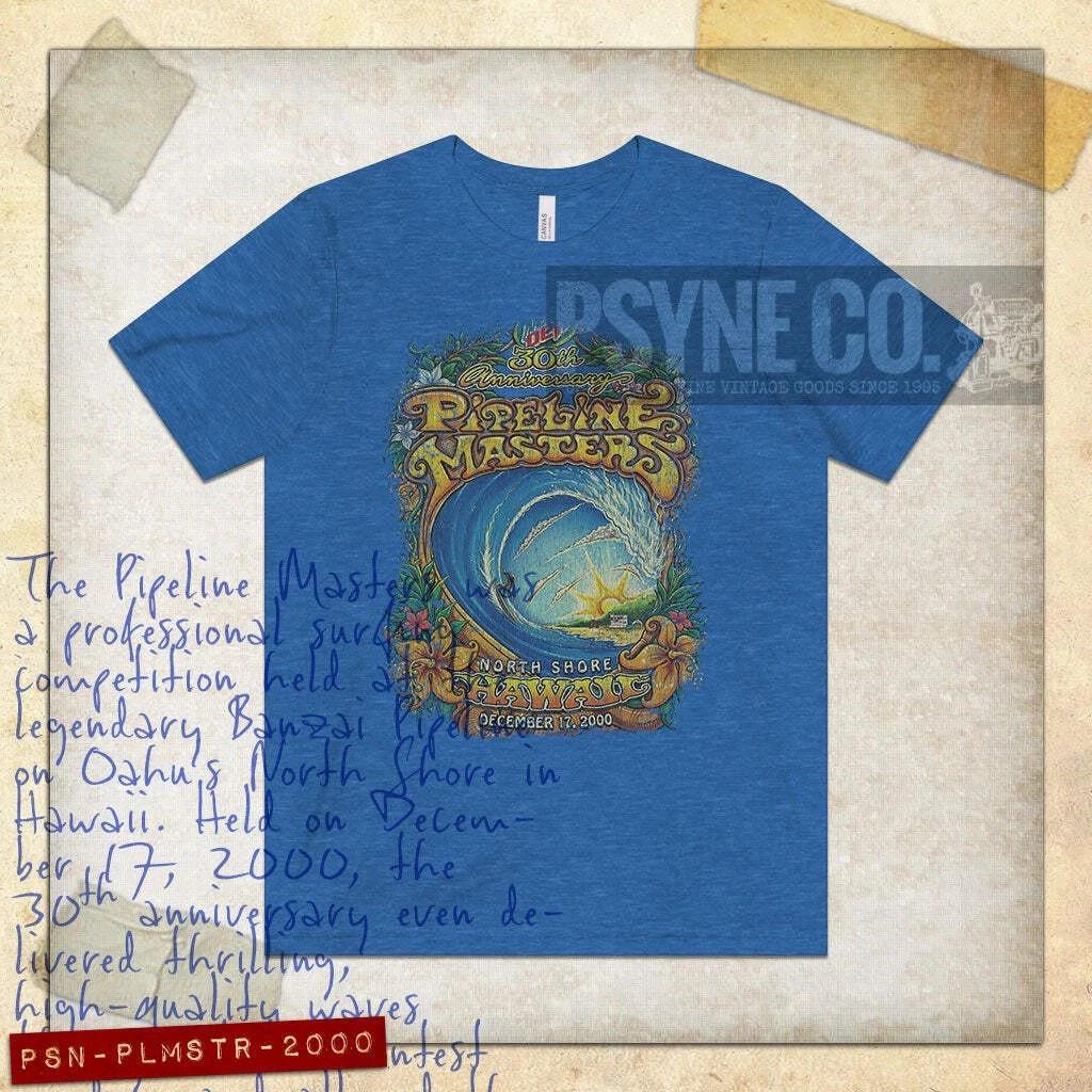 Pipeline Masters Hawaii 2000 Vintage Men s T shirt XL