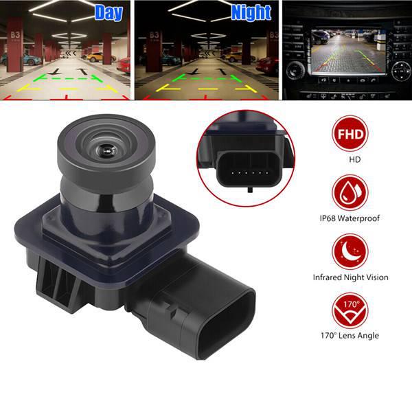 Black ABS Car Camera for Ford EL3Z-19G490 None