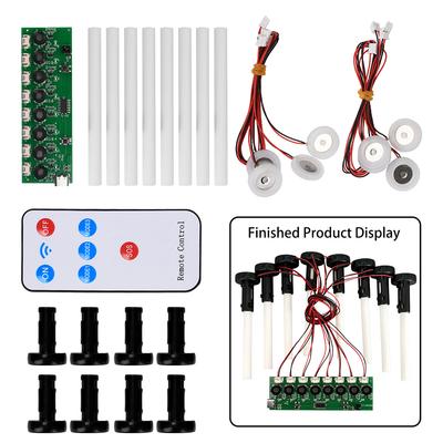 8 Spray Humidifier Module with Type-C Fast Charging 108kHz Ultrasonic Atomizer for DIY Desktop Humidifier and Car Aromatherapy