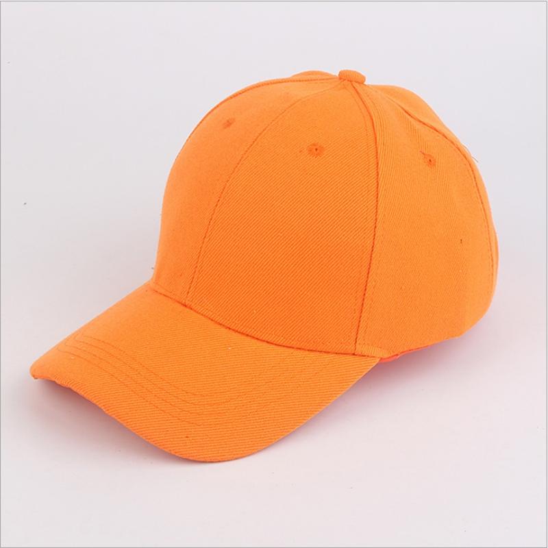 Verstellbare einfarbige Schattierung Hip Hop Unisex Baseballkappe Sonnenschutz Frühling Sommer Outdoor Herren Papa Hut Snapback