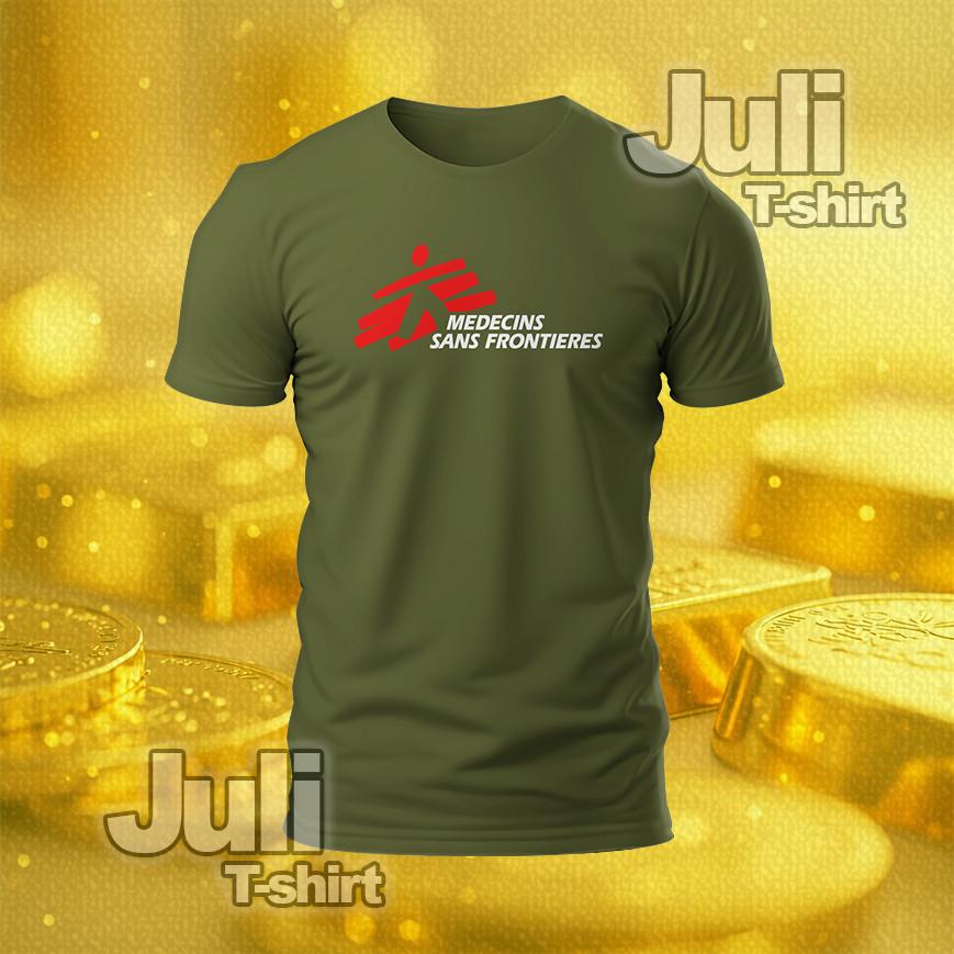 MSF Medecins Sans Frontieres Logo funny t-shirt  Size S-5XL USA Unisex T-Shirt M
