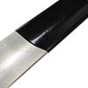 1Pcs 16.5"/42Cm Easy-Grip Metal Shoe Horn Black Long Handle Curved Hook Ergonomic Stainless Steel Shoehorn For Seniors
