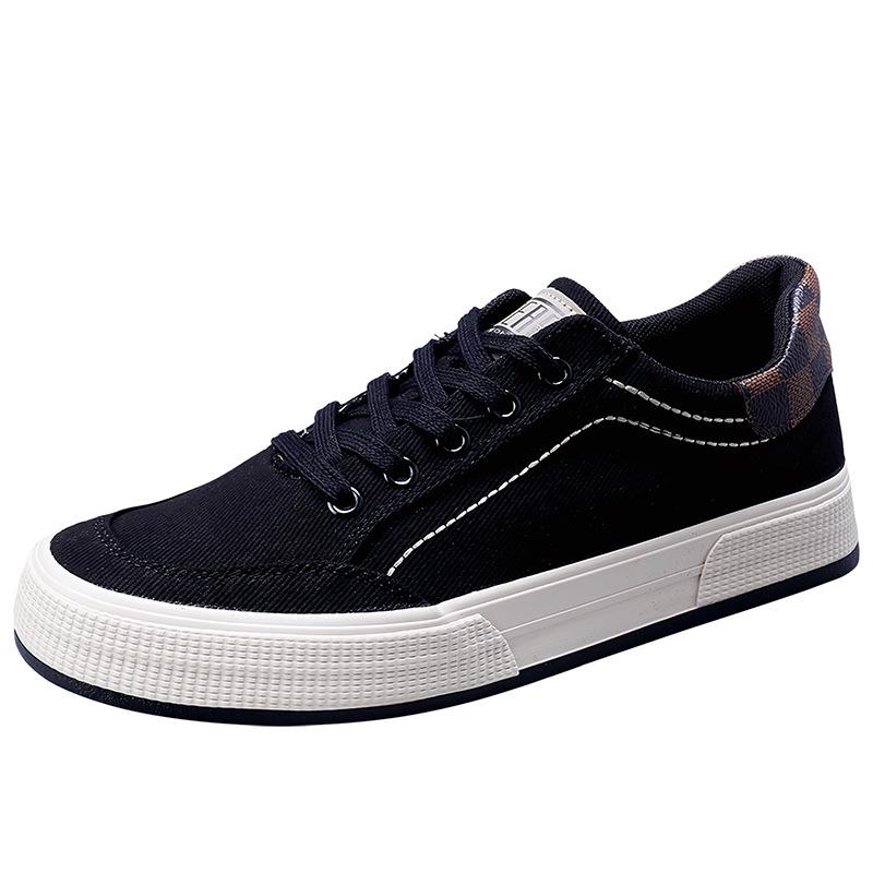 2026 Spring Korean-Style Men's Trendy Versatile Comfortable Canvas Board Shoes