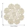Hollowed-out Lace Placemat Modern Crochet Doilies Decorative Table Place Mats  Wedding Decor