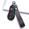 Key Fob Cover for Jeep Cherokee Durango Grand Liberty Dakota Caravan with Keychain Anti-Scratch Surface Shockproof Structure Soft Grip Texture