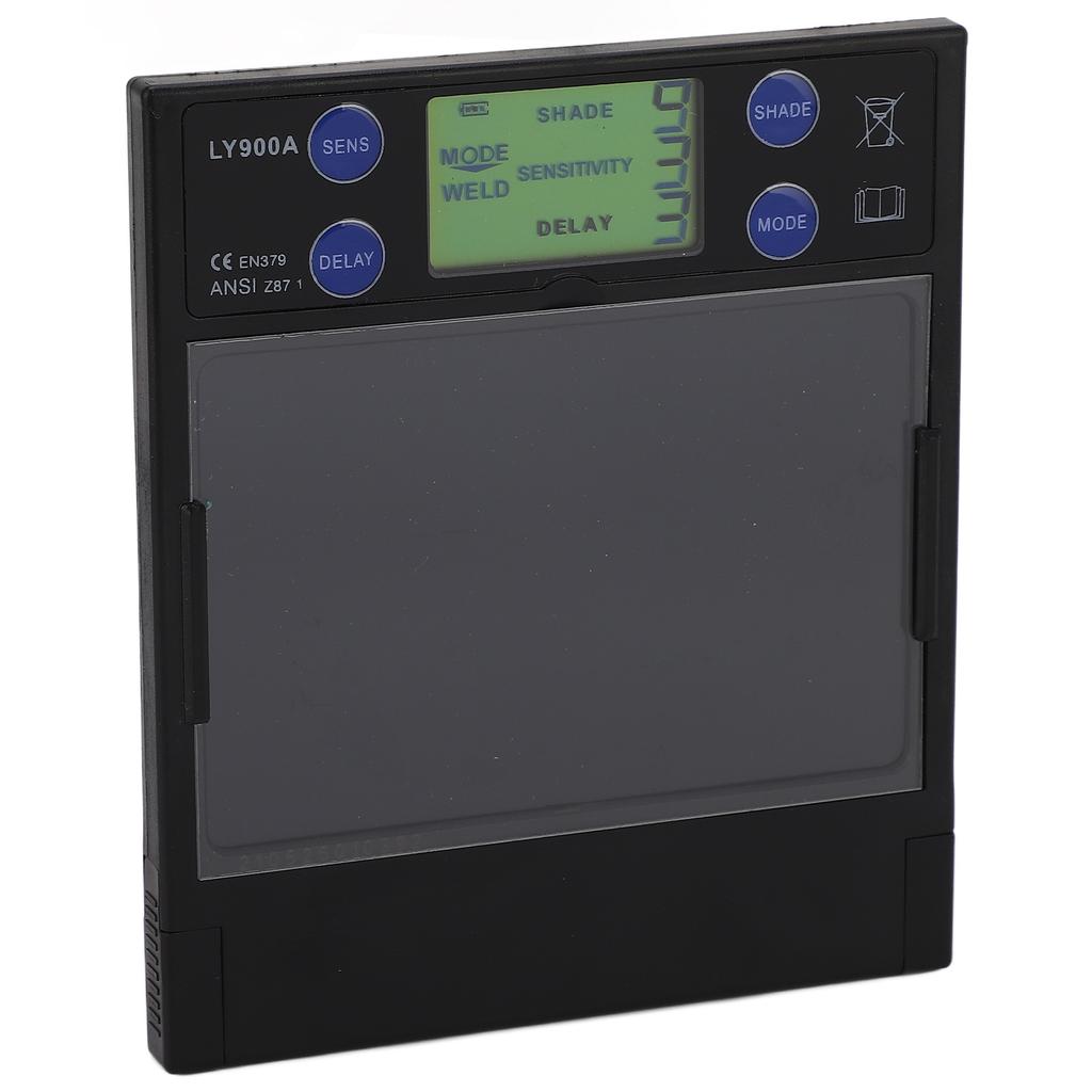 Solar Welding Lens Shade Automatic Darkening Digital Display Welder Helmet Filter Lens 100x67mm