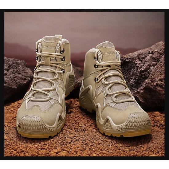 Climbing Hiking Shoes Ankle Men Outdoor Boots Men Tactical Boots Army Mens Military Desert Waterproof Work Safety