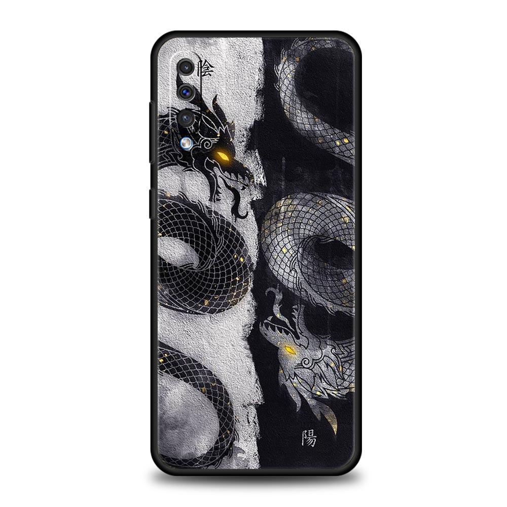 Dragon Design Phone Case For Samsung Galaxy A54 A52 A14 A50 A70 A10 A30 A40 A20S A20E A02S A12 A22 A34 A42 A32 5G A04s Cover