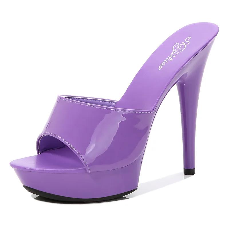 Fashion 2025 Summer Shoes Women PVC Crystal Flip Flops Gladiator Pumps Sexy Clear High Heels Classic Dress zapatos mujer Slipper