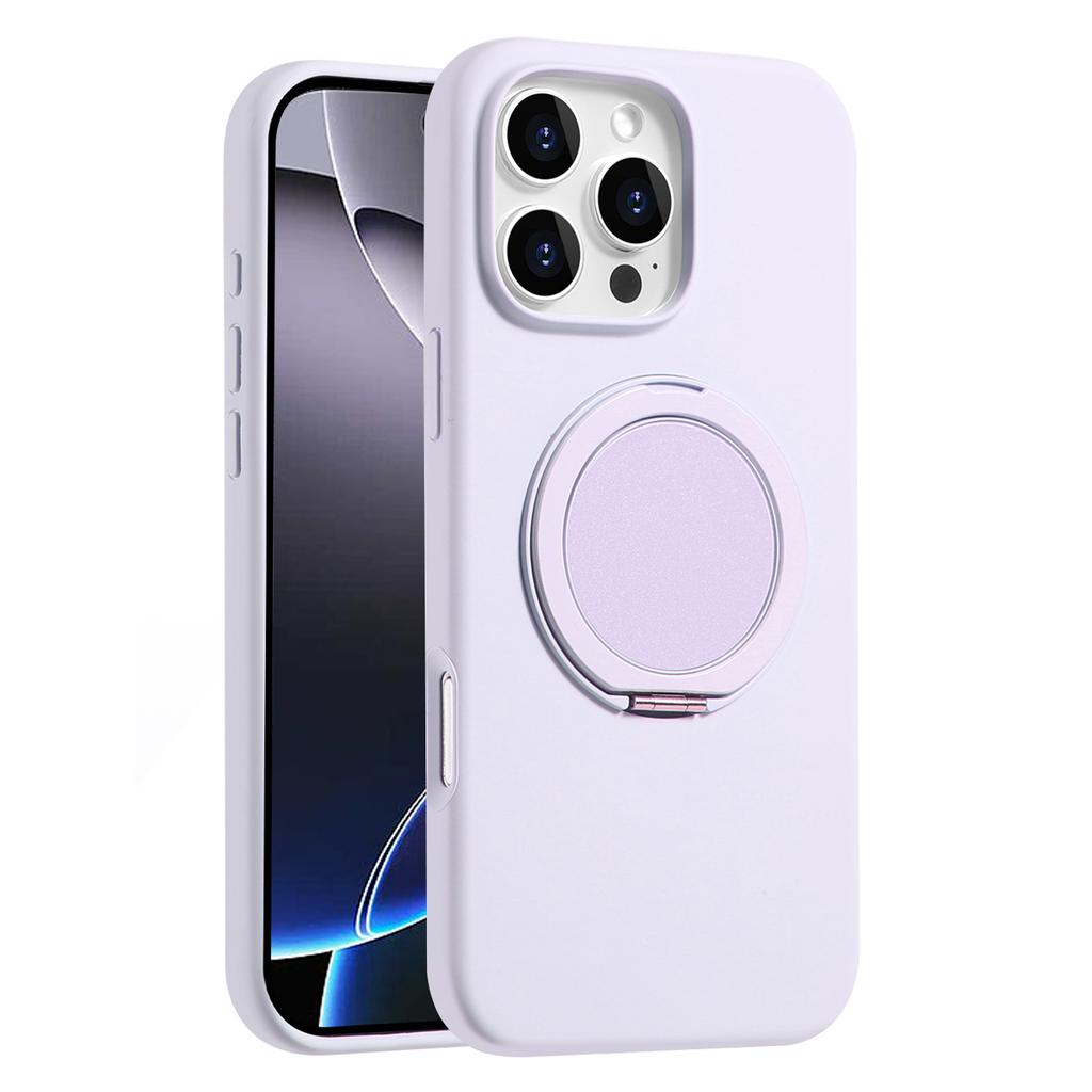 Bulk Purchasing For iPhone 16 Pro Max Magnetic Case Large Cutouts Kickstand Liquid Silicone Phone Cover