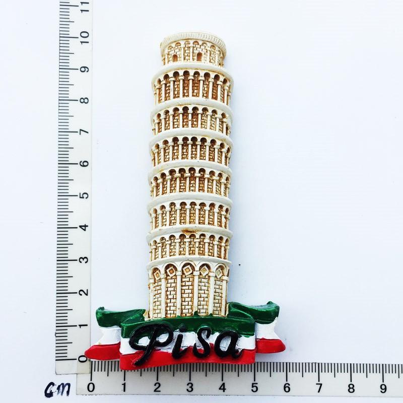 Italy Milan Fridge Magnet Souvenirs Venice Roma Pisa Florence Magnetic Magnets Resin Refrigerator Stickers Home Decoration Gifts