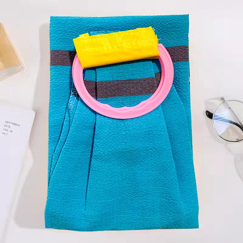 Double-Sided Extra Coarse Bath Towel for Back Scrubbing