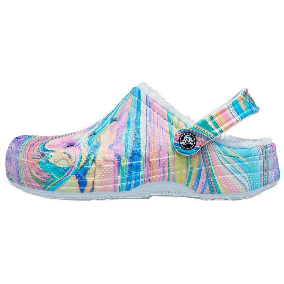 Crocs Baya Lined Print Clog Unisex Multi Blue 205975-4KV 37-38