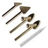 Triangle Smoothing Head Plastic Welder with Hole Copper Tip and Welding Rod Repair Tool.