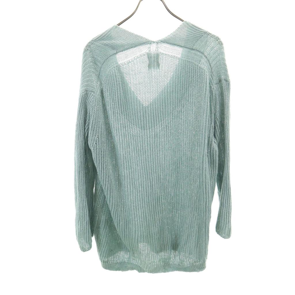 RHC Ron Herman linen Long sleeve V neck knit S Mint system Women Used