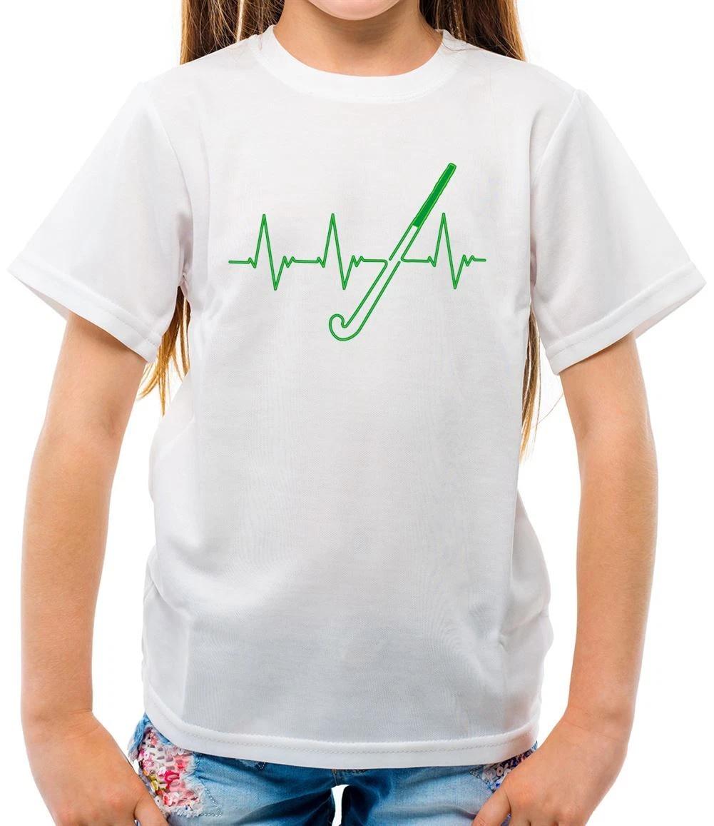 Heartbeat Sports Hockey - Kids T-Shirt - Field Love Heart Player Equipt 130