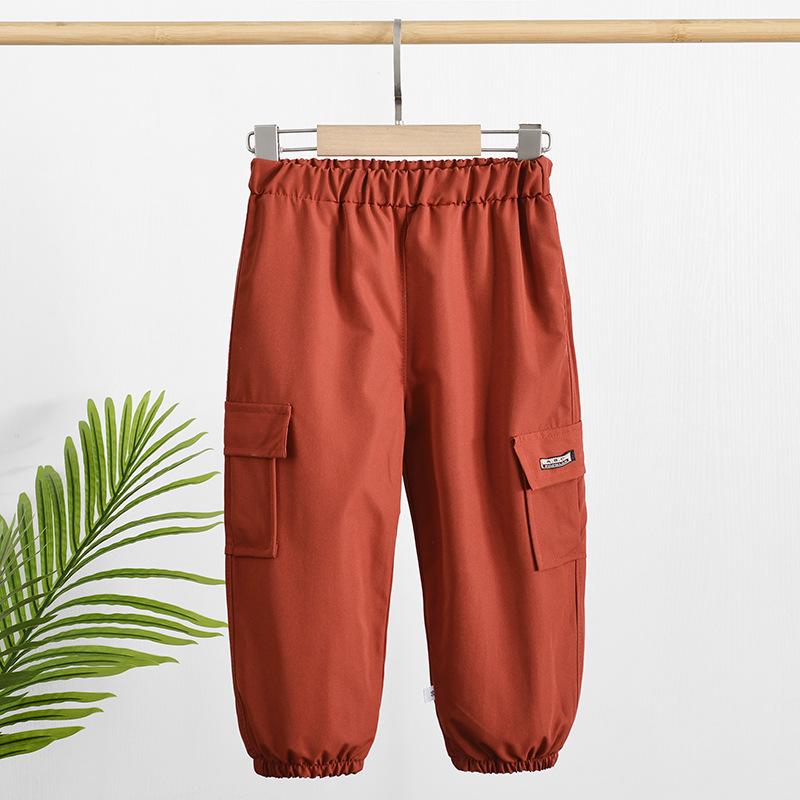 Korean Style Kids' Summer-Autumn Casual Workwear Pants