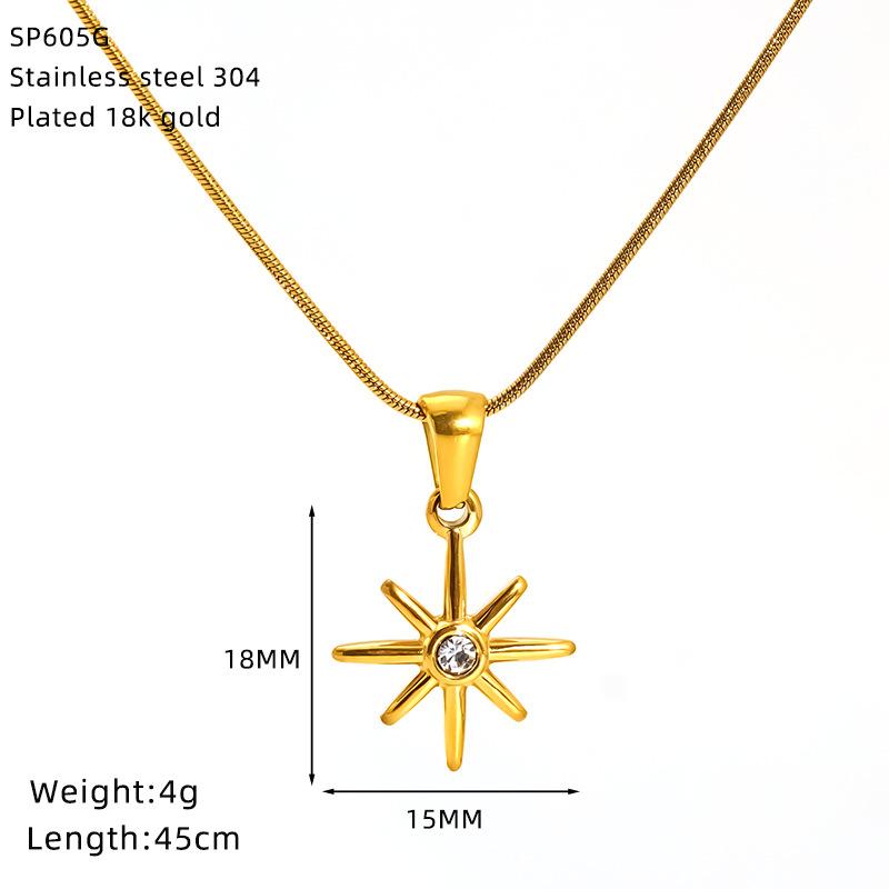 Ретро Высококачественное Ожерелье Таро из Нержавеющей Стали Женские Украшения для Личности