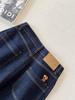 Xiao He 2026 Embroidered Denim Slim Straight-Leg Women's Jeans