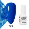 GELPOLISH Nail Art Set: Base, Top Coat, Transparent & White Gel Polishes