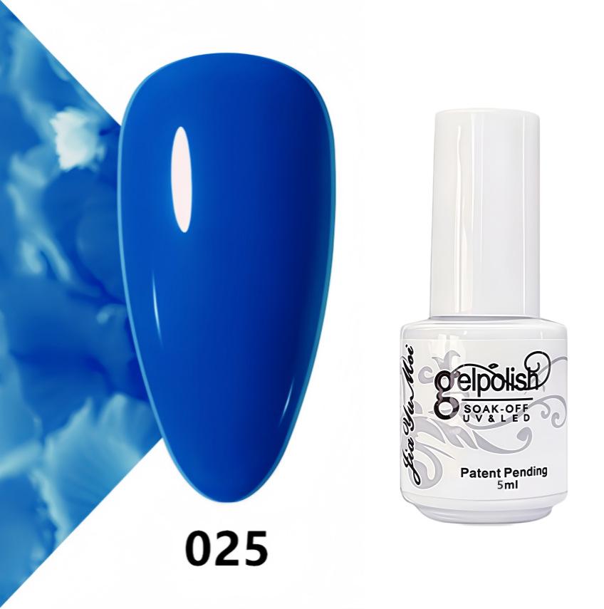 GELPOLISH Nail Art Set: Base, Top Coat, Transparent & White Gel Polishes