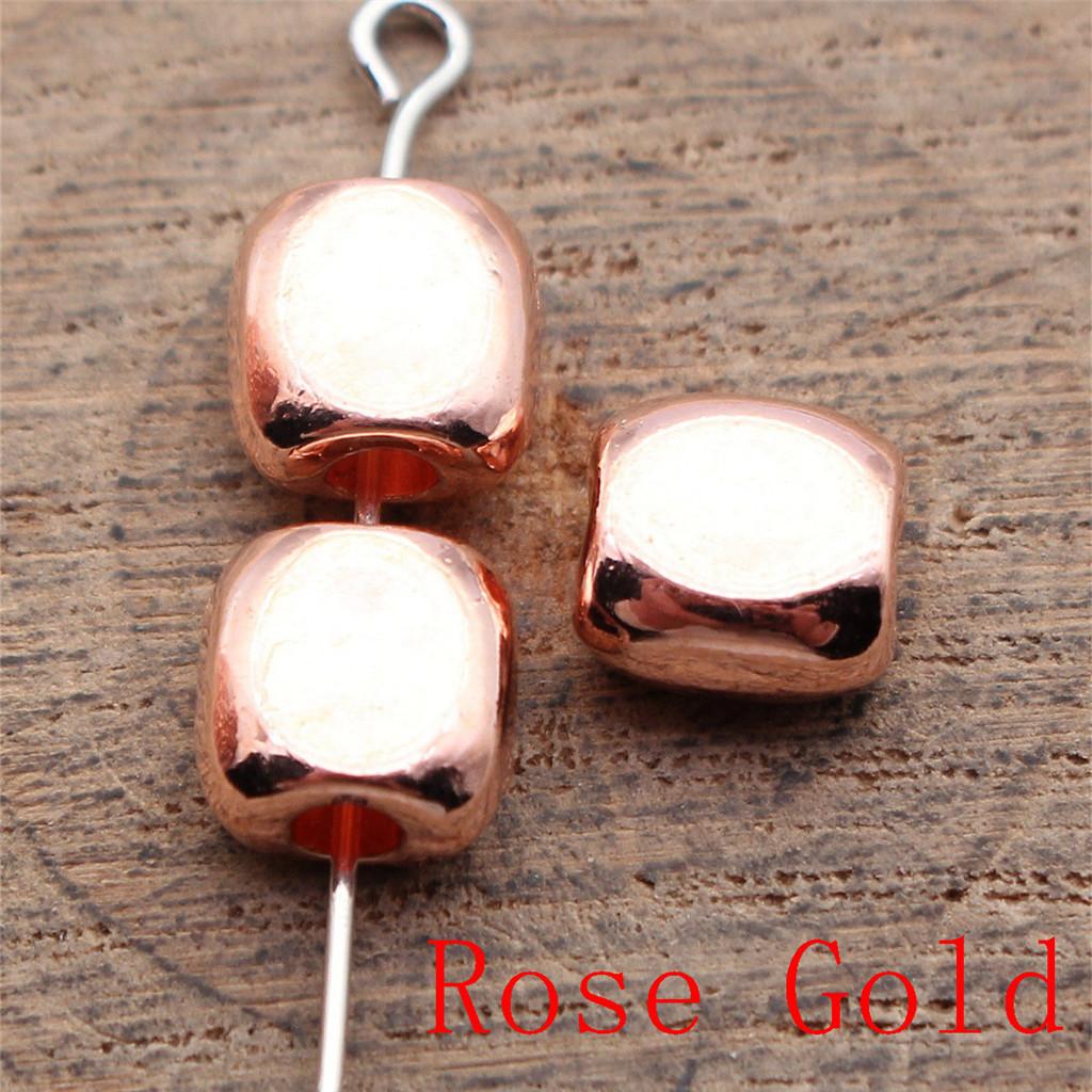 Charms Piatto Torsione Foro Grande Perline Sfuse Per Braccialetto Collana Gioielli Fabbricazione Componenti