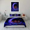 Fantasy Moon and Mushrooms Set Soft Comfortable Duvet Cover Bedding Set Included 1*Duvet Cover & 2*Pillowcases Gift
