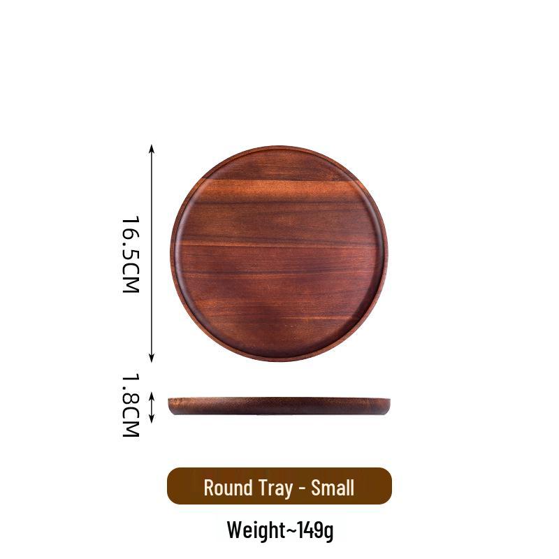 2023 Retro Acacia Wood Cake Tray & Dessert Stand