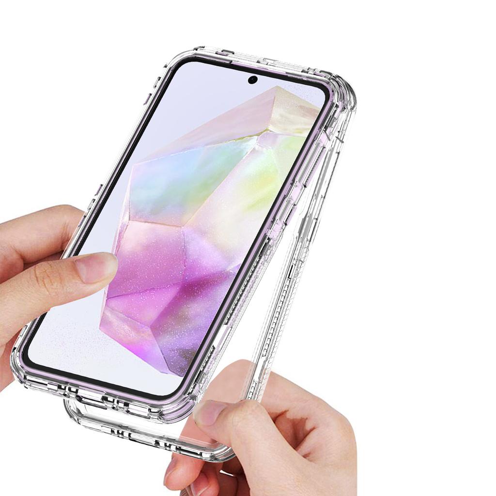 For Samsung Galaxy A35 5G Case Acrylic+TPU Crystal Clear Phone Cover