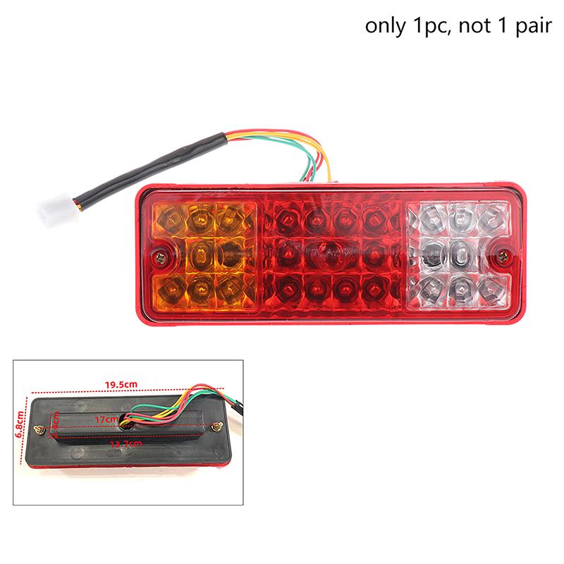 Universalauto mit Blinker, Rückfahrwarnleuchte, Rücklicht, Stoppsignallampen, 200 x 70 mm, 3-farbige LED-Heckspoilerleuchte