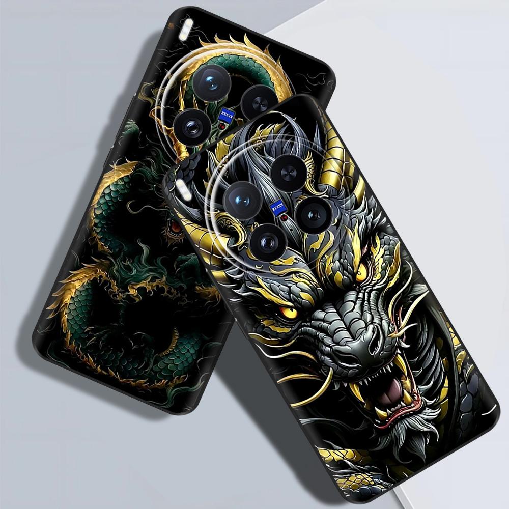 For VIVO X200 Ultra Case Cute Cartoon Painted Back Cover For VIVO X200 Pro Mini X100 Ultra Shockproof Shell Bumper Fundas Para
