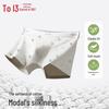Hongdou Herren Antibakterielle Baumwolle Modal Boxer Briefs 4er-Pack