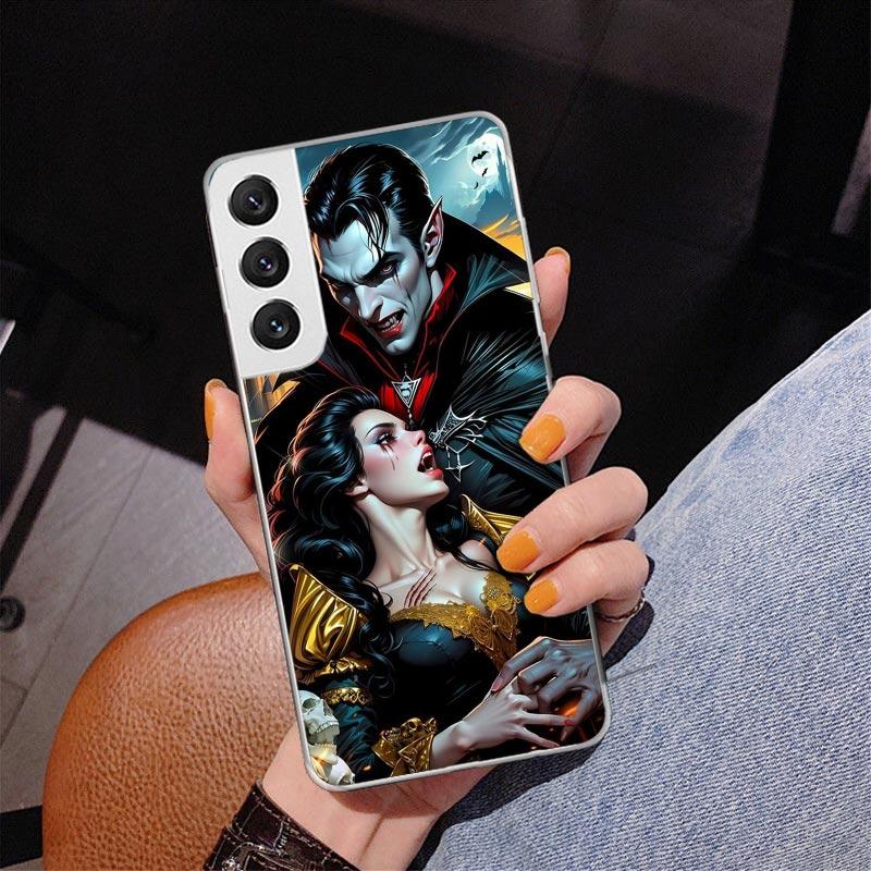 Gothic Vampire Scarlet Art Phone Case For Samsung Galaxy S24 S25 Edge S26 Ultra S23 S22 S21 Plus S20 FE + Personalized Print Cov