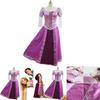 Elegantes Erwachsenen Märchen Prinzessin Rapunzel Cosplay Kostüm für Halloween Partys