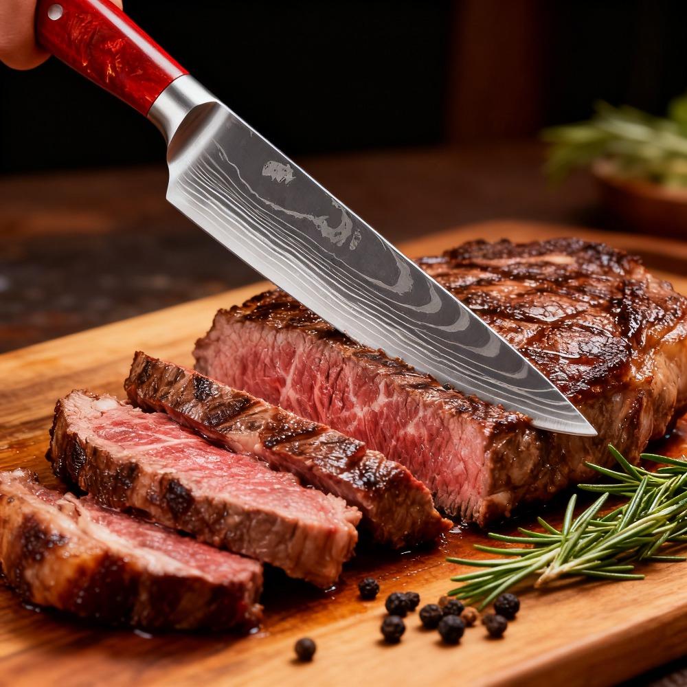 3PCS Premium Kitchen Knife Set, Boning Knife, Chef's Knife, Ultra-sharp Meat Cleaver, Vegetable Knife, Slicing Knife
