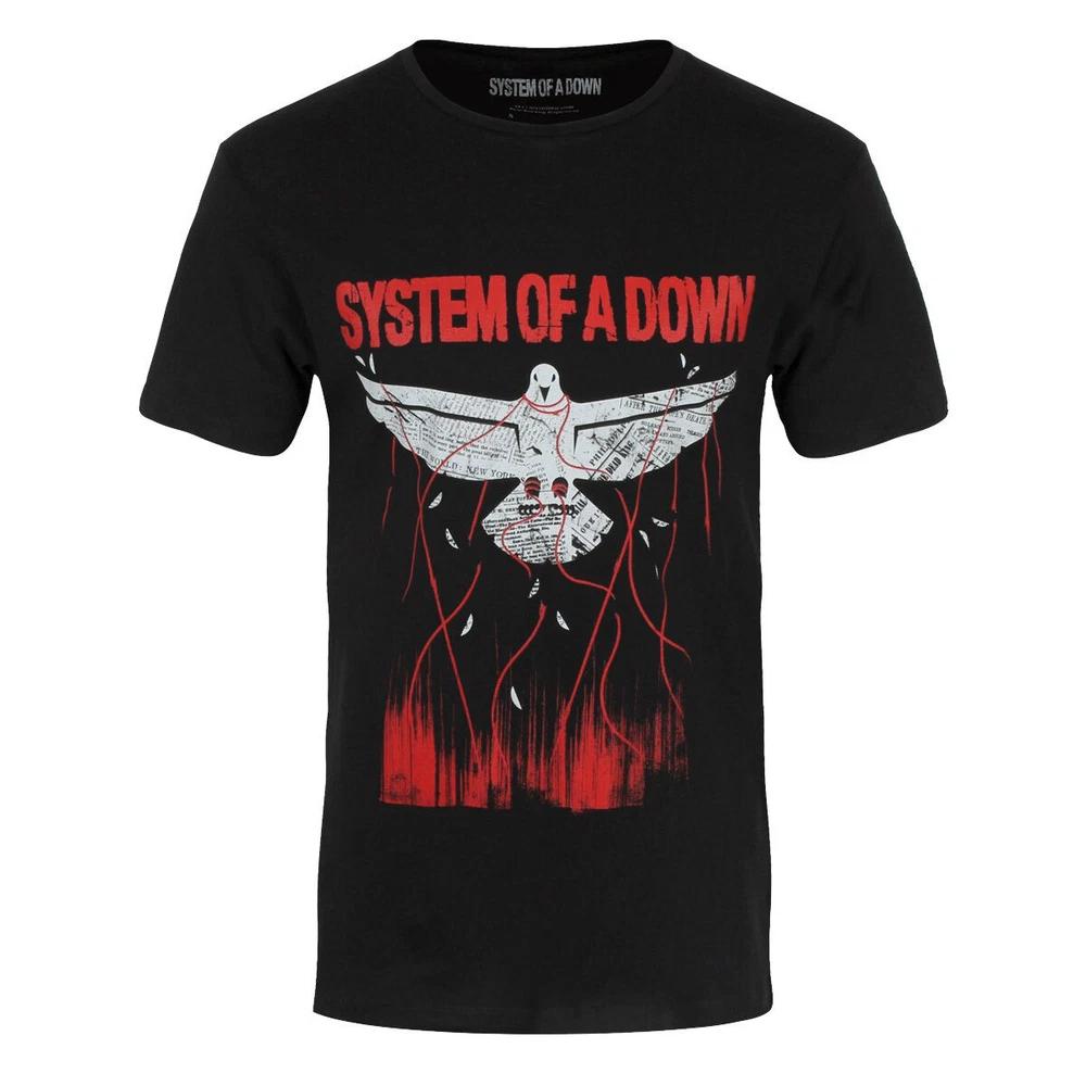 System Of A Down TShirt Dove Overcome Official Band Black New S